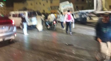 تحريات أولية لكشف ملابسات حادث تصادم مروع أعلى الطريق الدائري بمنطقة المريوطية